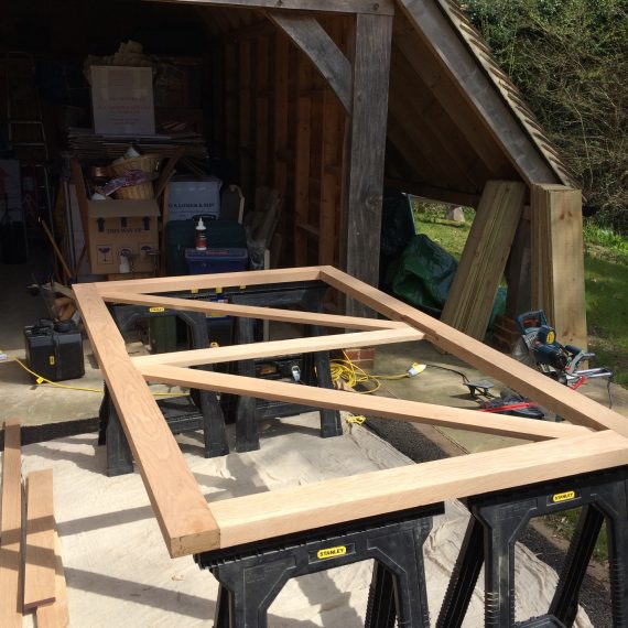 HAND-MADE OAK GARAGE DOORS – HORSHAM